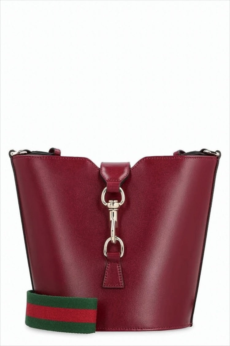 Gucci Structured Leather Shoulder Bag