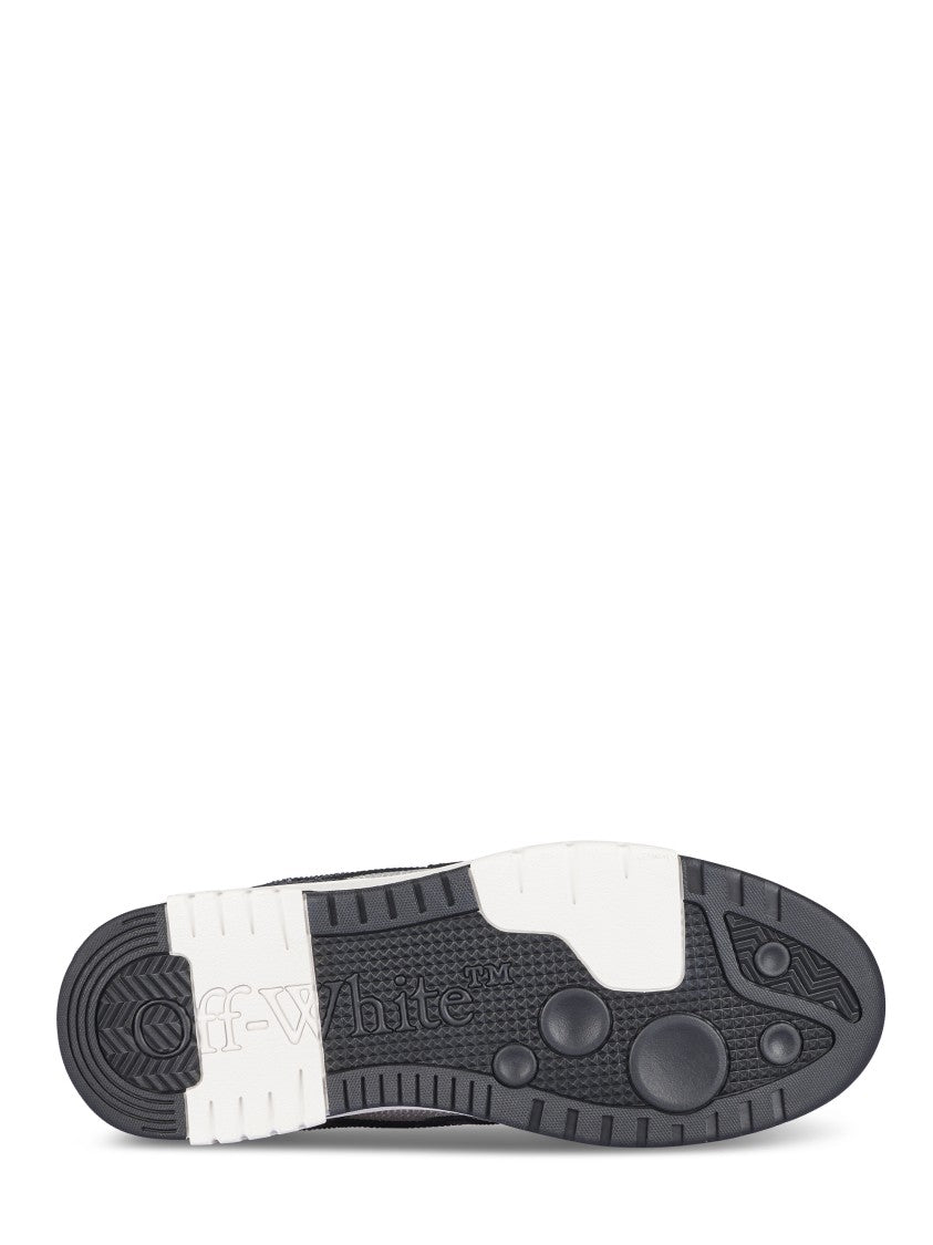 Off-White Low-Top Sneakers With Dotted Pattern And Signature Logo