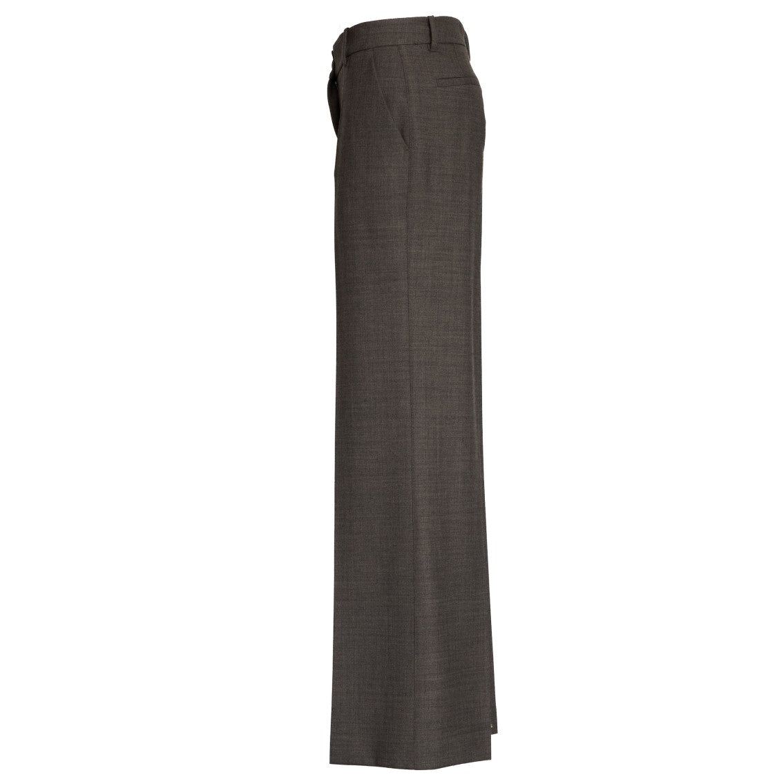 Parosh Wide Straight Leg Button Trousers