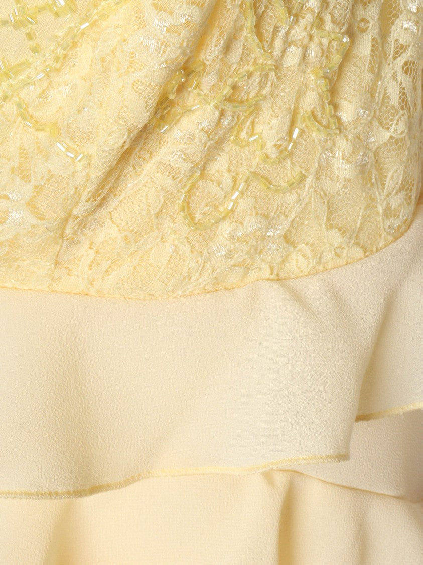 Elisabetta Franchi Deep V-Neck Evening Dress