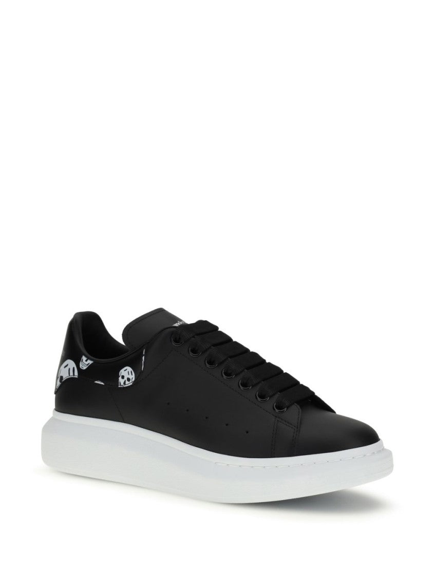 Alexander Mcqueen White Oversized Contrasting Heel Sneakers