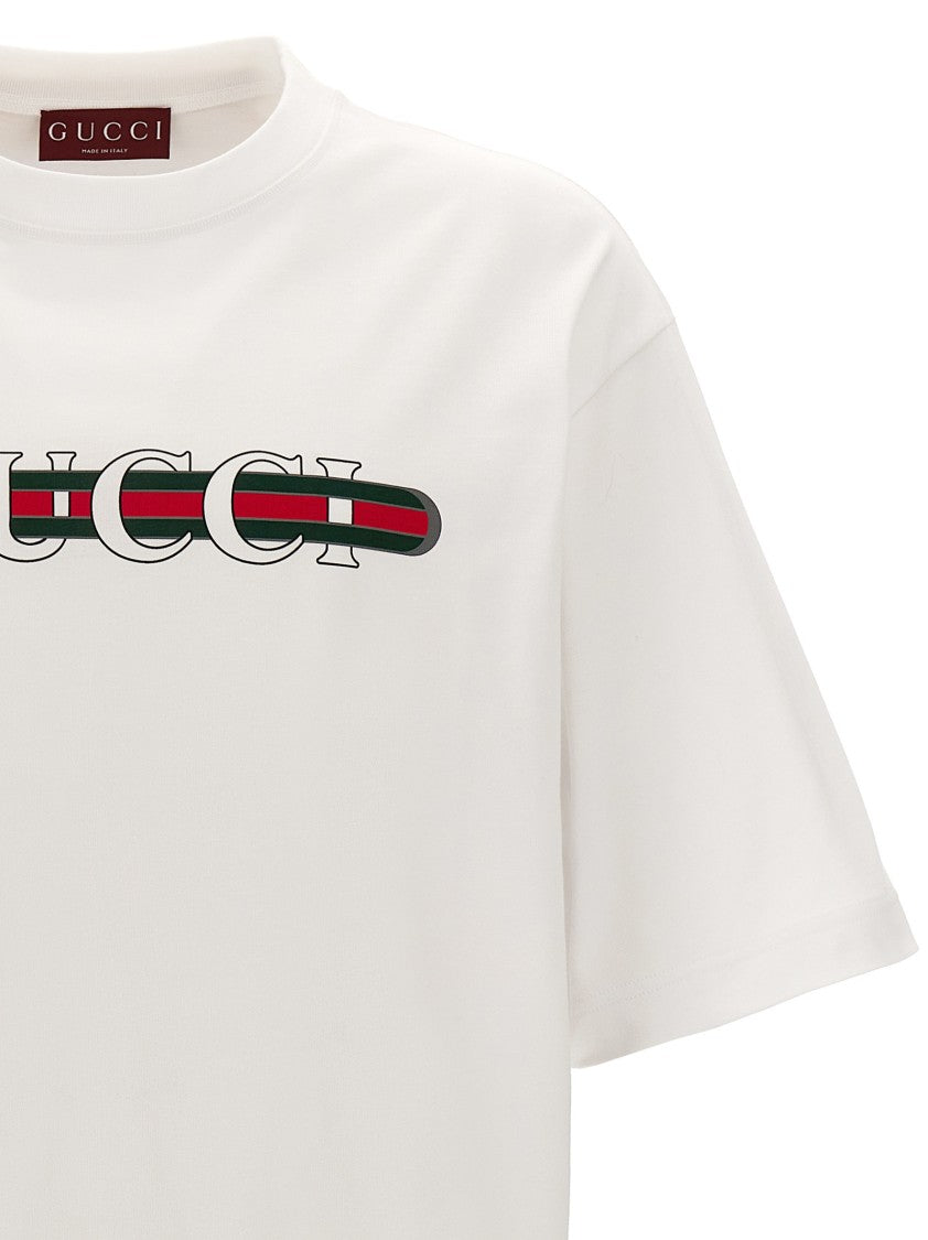 Gucci Cotton Crew Neck T-Shirt