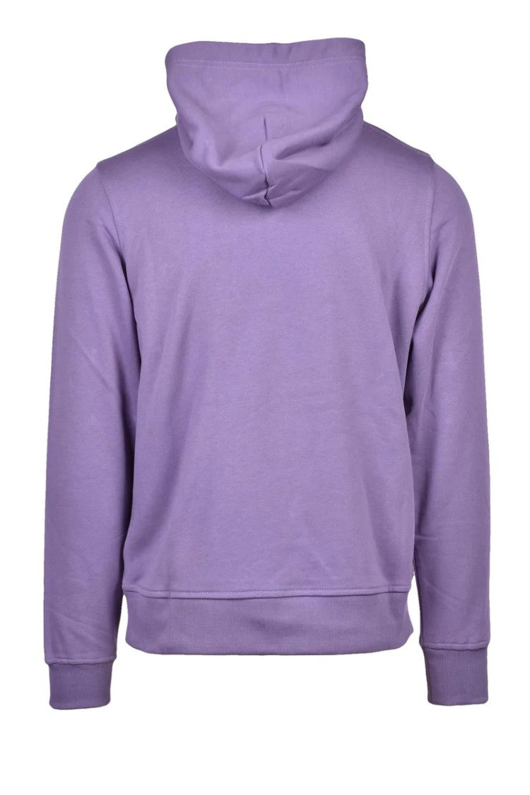 Diesel Purple Hooded Cotton Hoodie