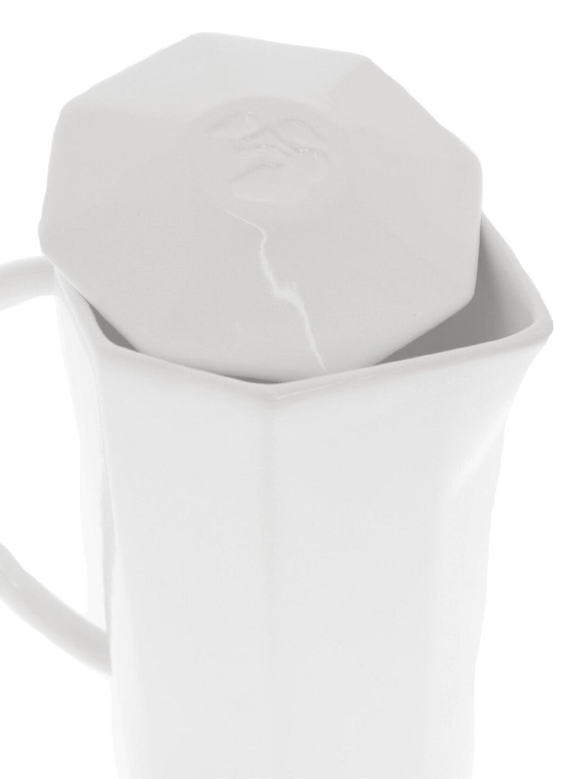 Off-White Octagonal Logo Lid Water Jug