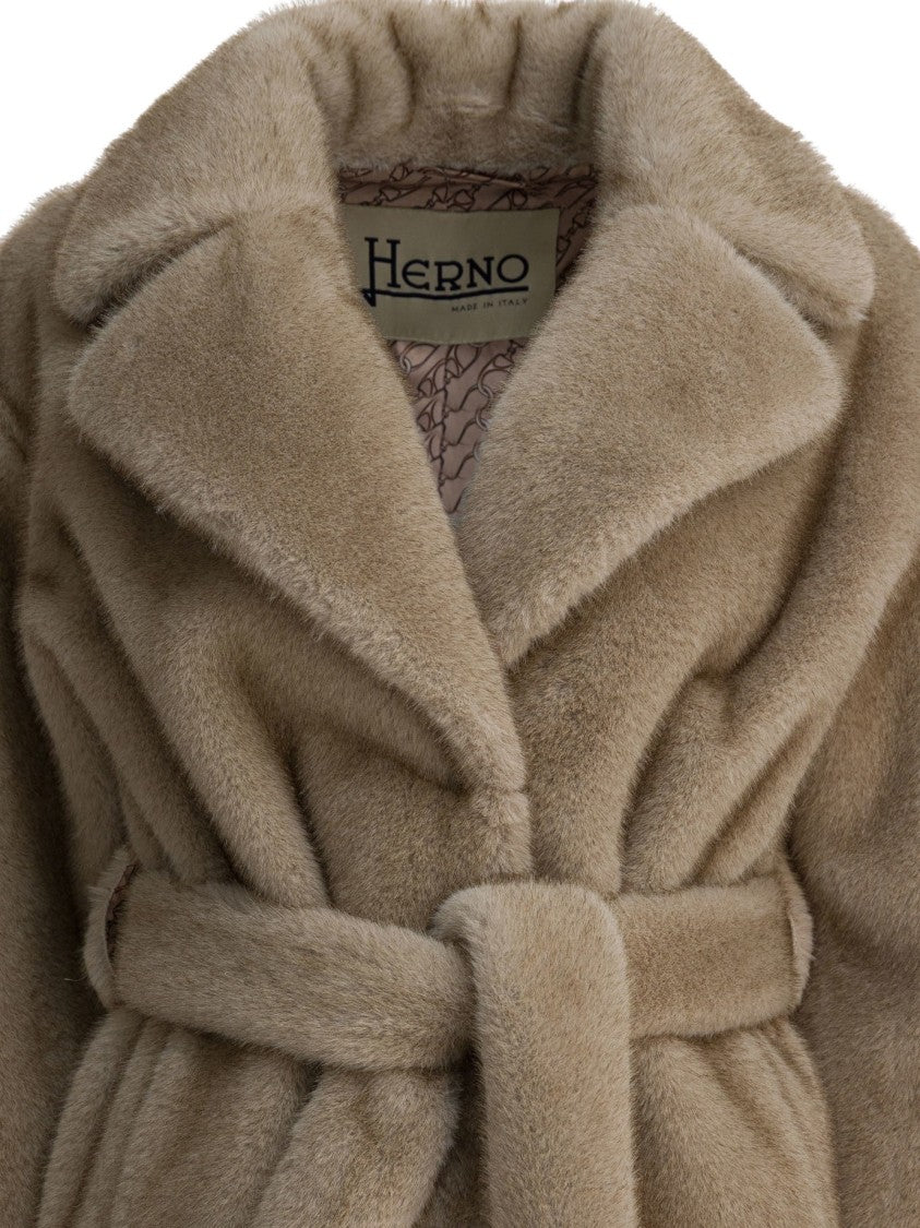 Herno Faux Fur Coat