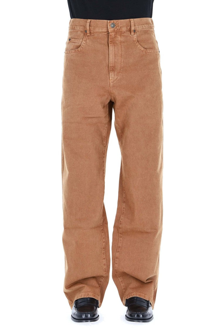 Isabel Marant Jameson Overfit Twill 5-Pocket Trousers