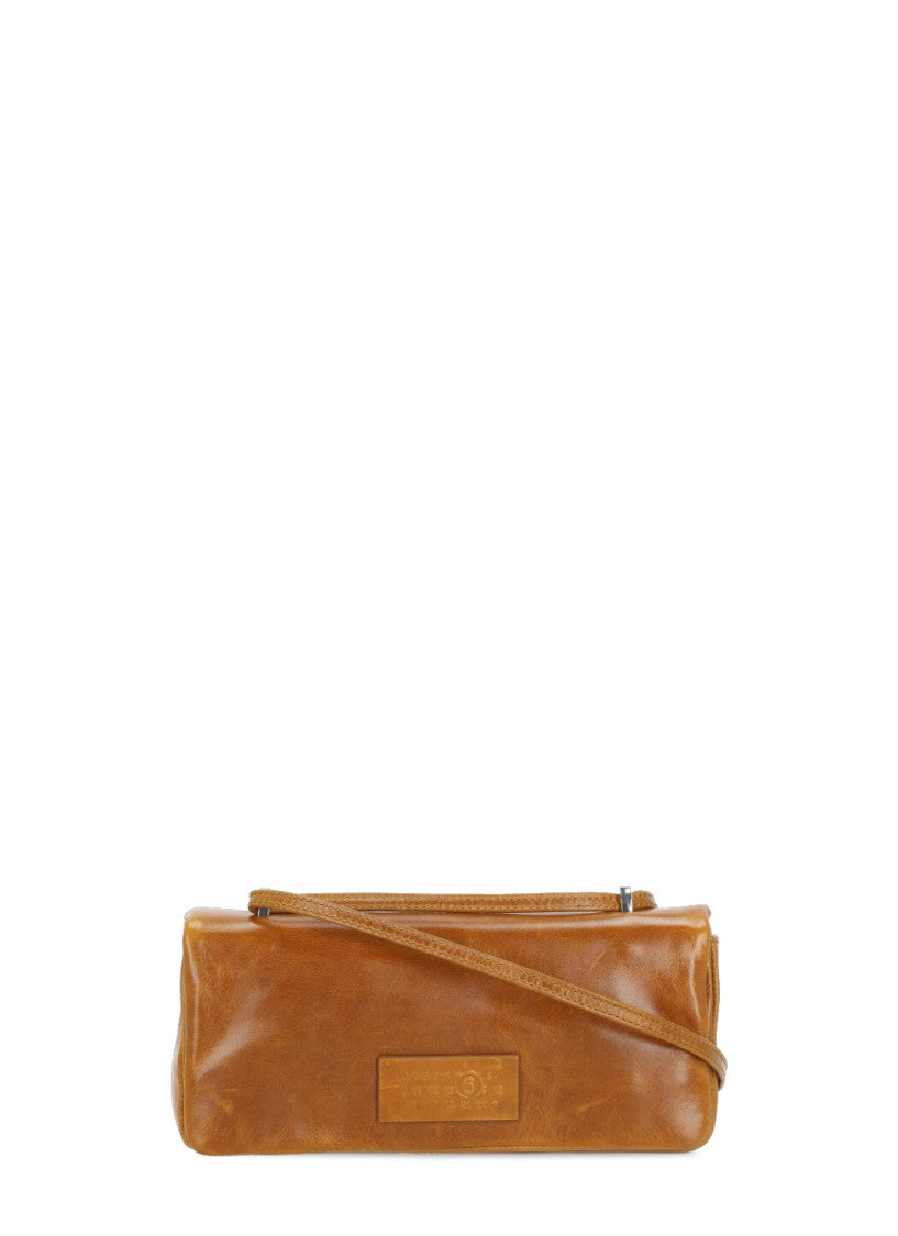 Mm6 By Maison Margiela Rectangular Smooth Leather Shoulder Bag