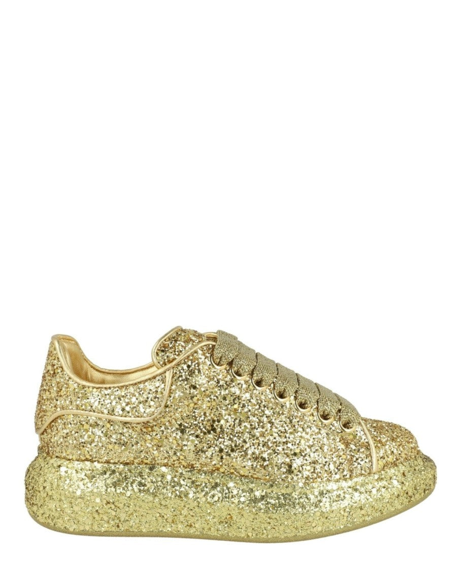 Alexander Mcqueen Oversized Glitter Sneakers