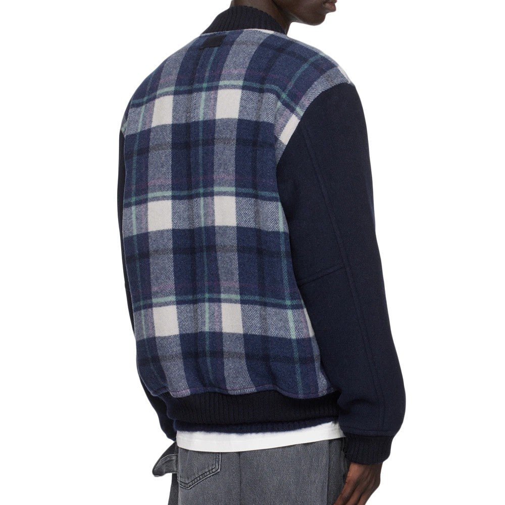 Isabel Marant Classic Bomber Jacket With Bold Plaid Pattern