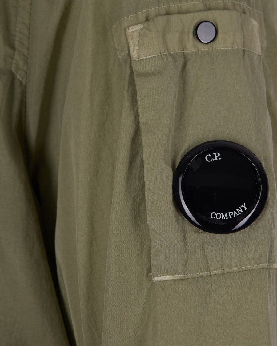 C.P. Company Moss Gray Overshirt With Adjustable Hem