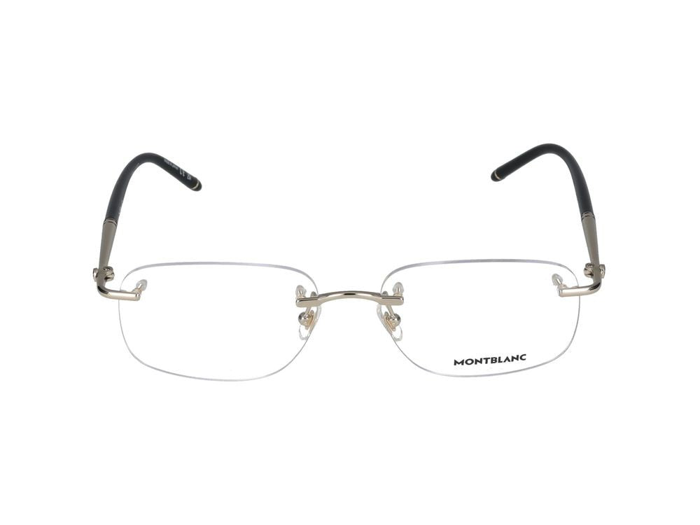 Montblanc Eyeglasses Mb0071o 001 Gold Gold Transparent 56/17/145