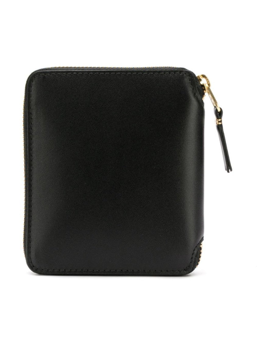 Comme Des Garçons Smooth Calfskin Compact Zip-Around Wallet