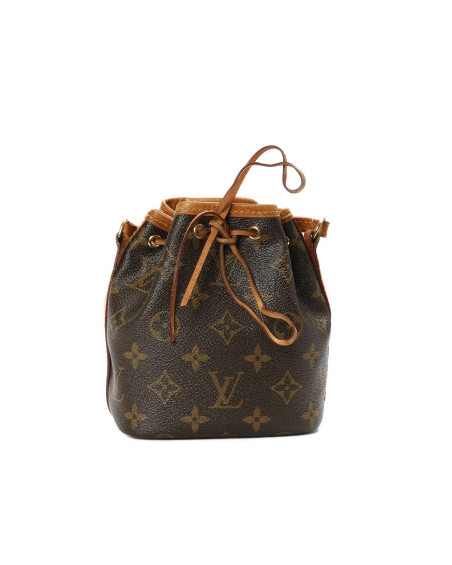 Louis Vuitton Brown Monogram Canvas Noè Bb Bucket Bag