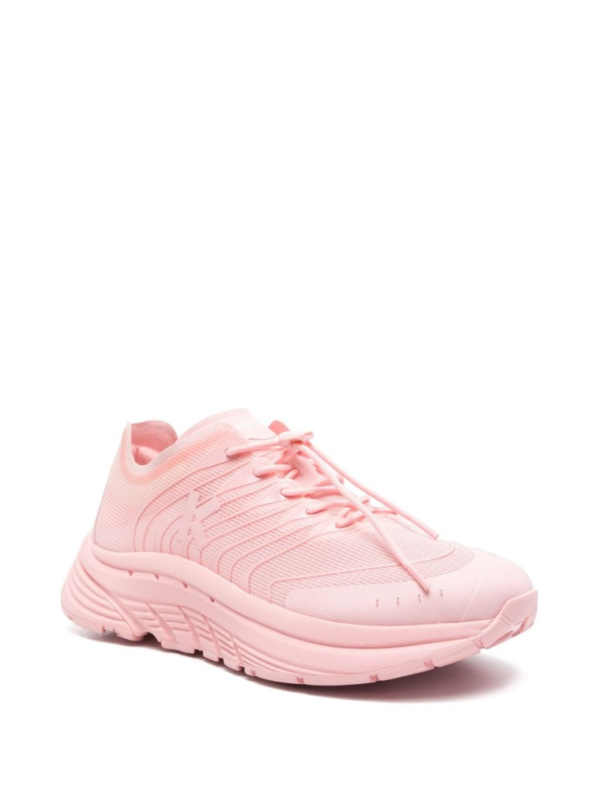 Kenzo Flamingo Pink Toggle Fastening Chunky Sneakers