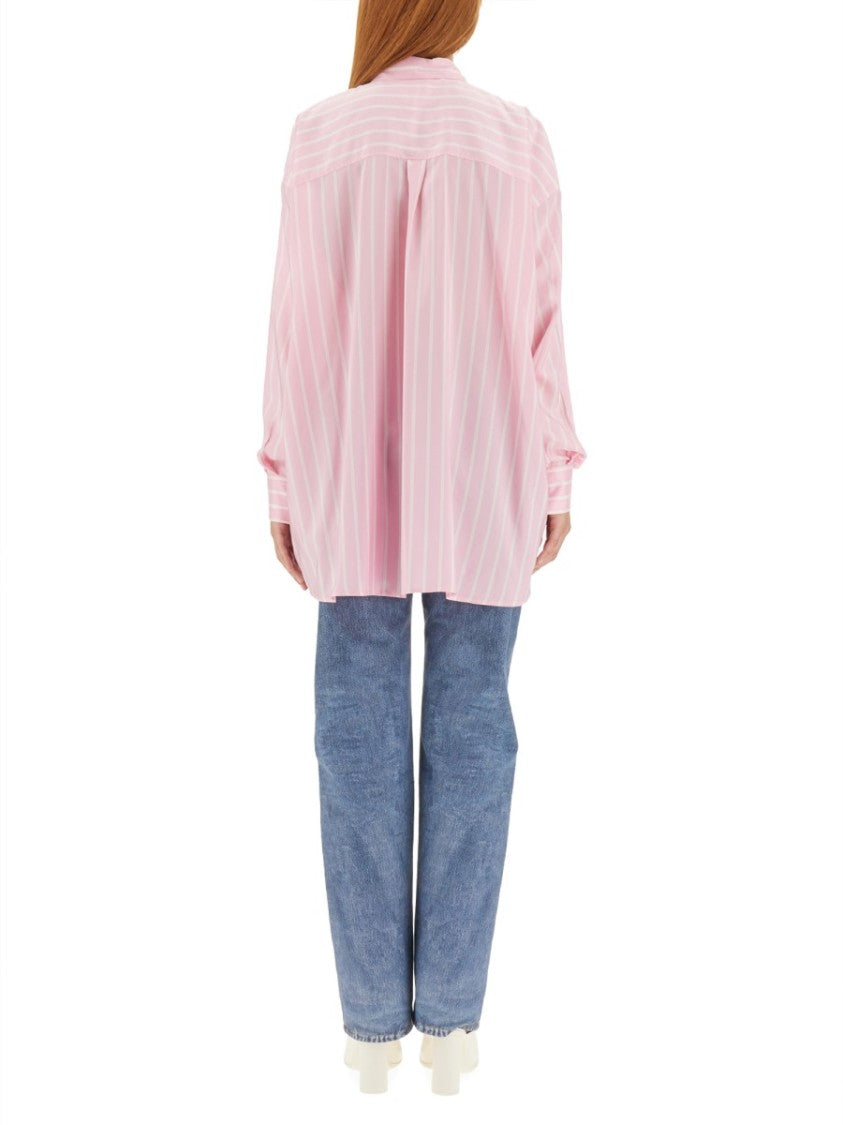 Bottega Veneta Regular Fit Silk Shirt With Refined Texture