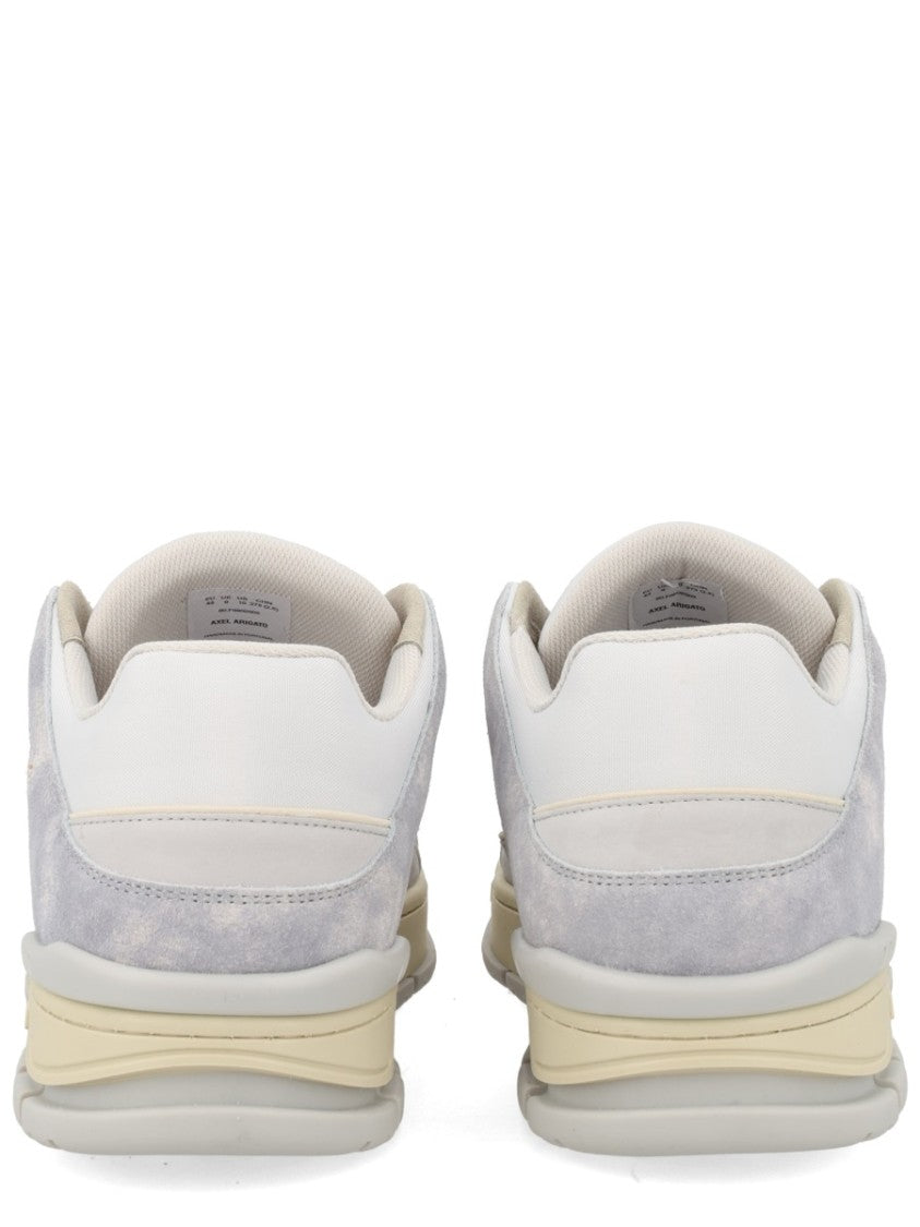 Axel Arigato Area Lo Leather Distressed Sneakers