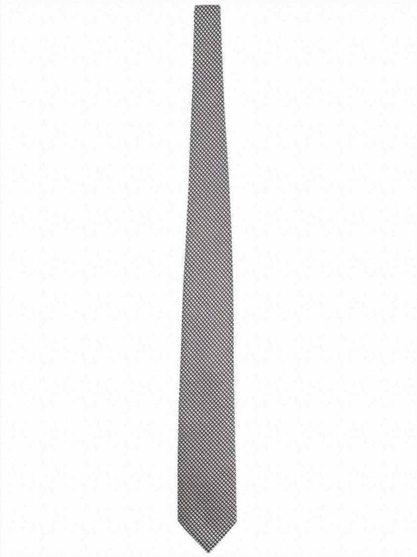 Tom Ford Geometric Pattern Silk Necktie