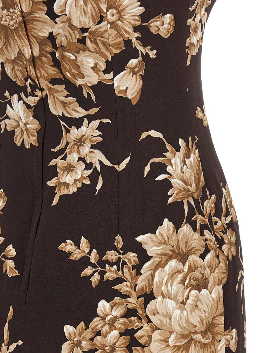 Dolce & Gabbana Rose Print Dress