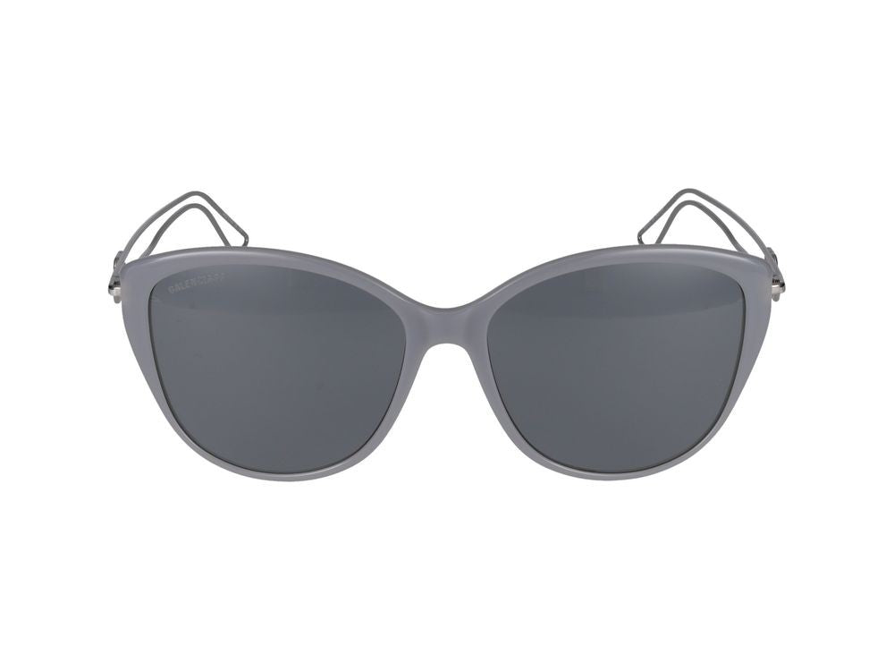 Balenciaga Sunglasses Balenciaga Bb0057sk 004 Grey Ruthenium Grey 55/16/140