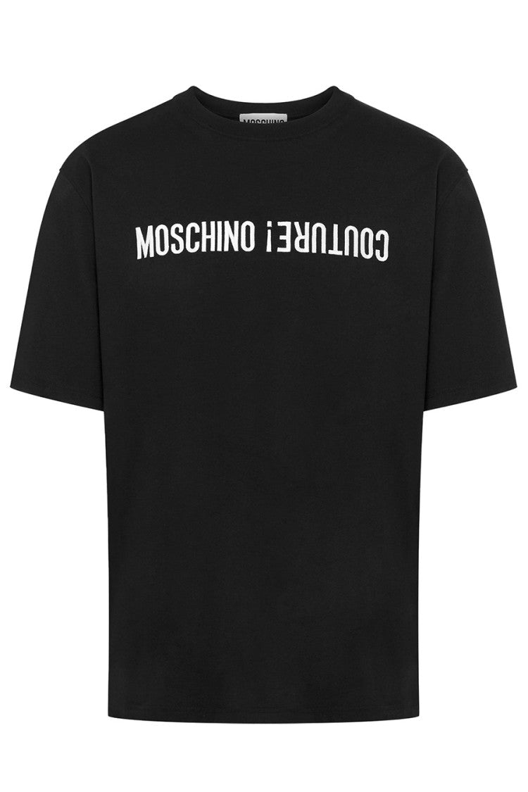 Moschino Black Cotton T-Shirt