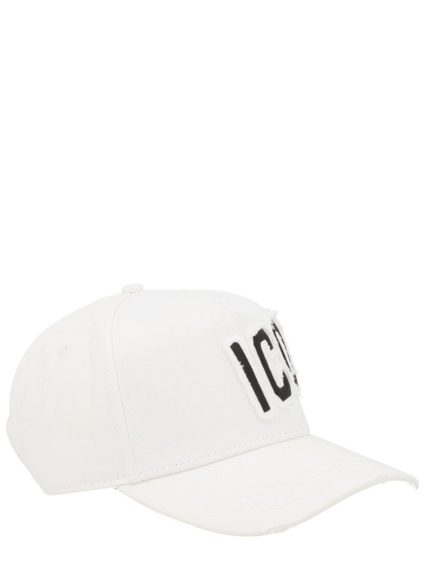 Dsquared2 Icon Raised Lettering Baseball Hat