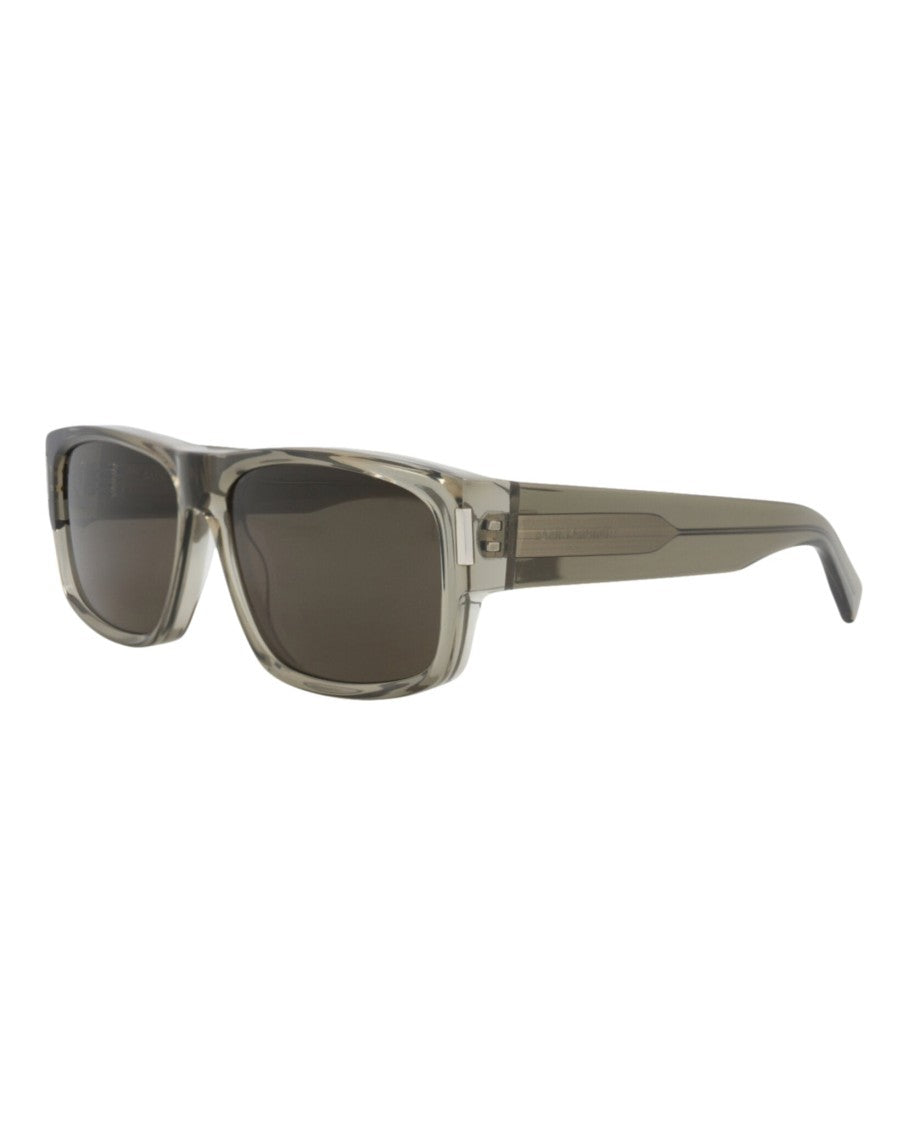 Saint Laurent Square-Frame Sunglasses In Recycled Acetate