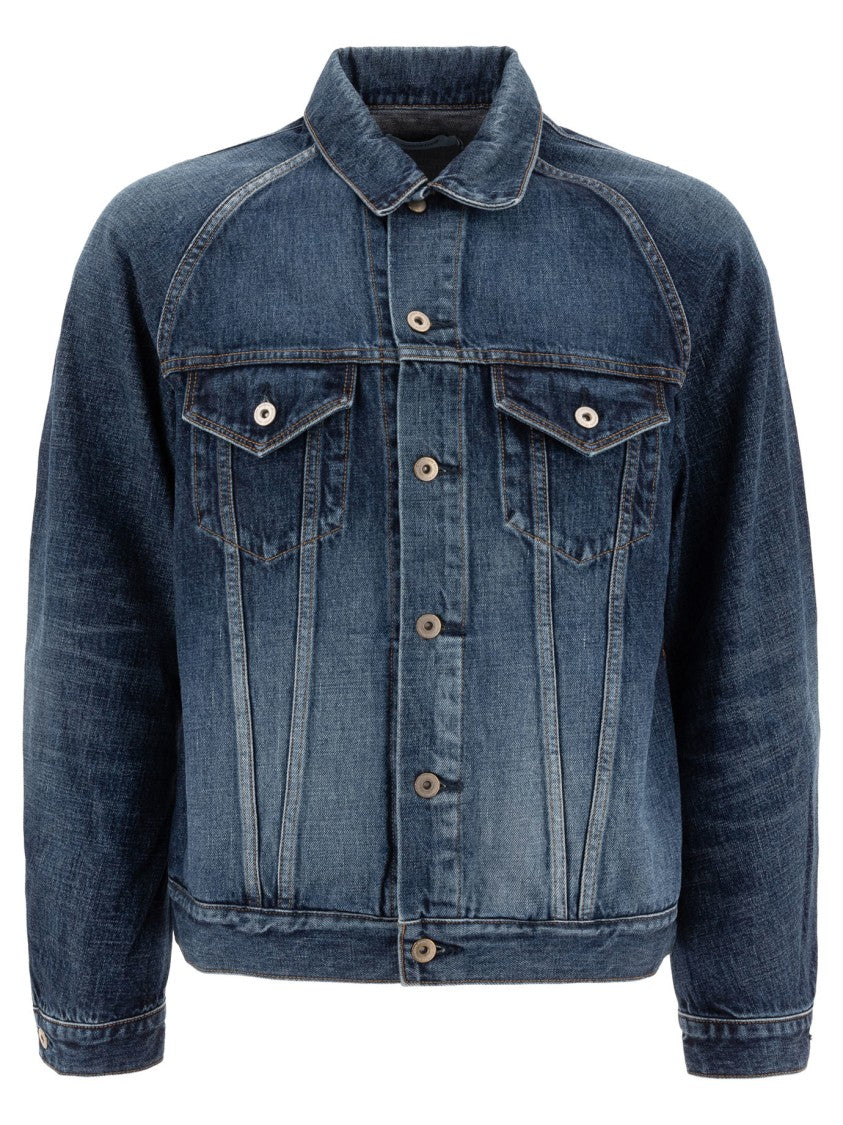 Nonnative Classic Denim Jacket With Structured Seams