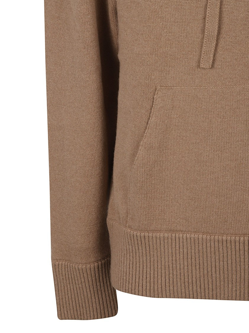 Zegna Relaxed-Fit Cashmere Hooded Sweater With Kangaroo Pocket