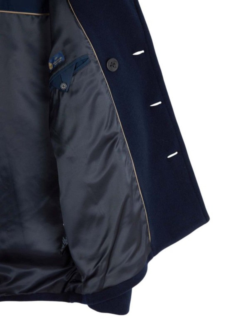Paul & Shark Double-Breasted Wool Peacoat