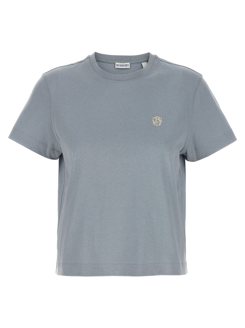 Burberry Logo Embroidery T-Shirt