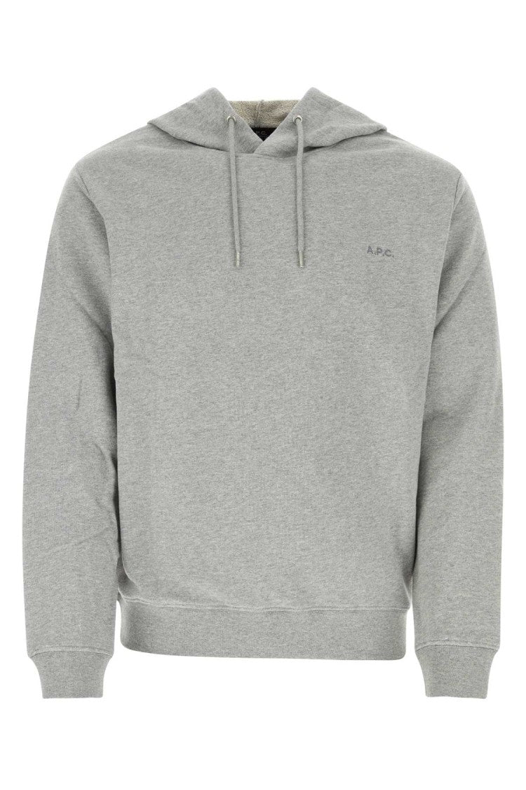 A.P.C. Grey Cotton Sweatshirt