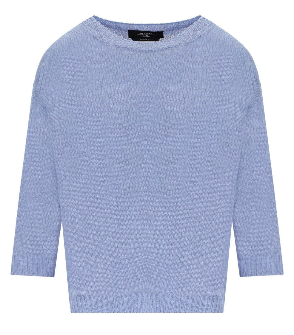 Max Mara Selz Light Blue Pullover
