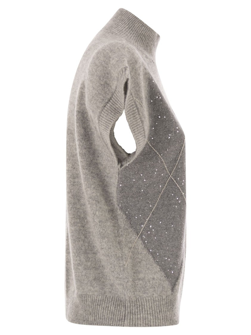 Peserico Cashmere Lurex Silk Wool Knitwear