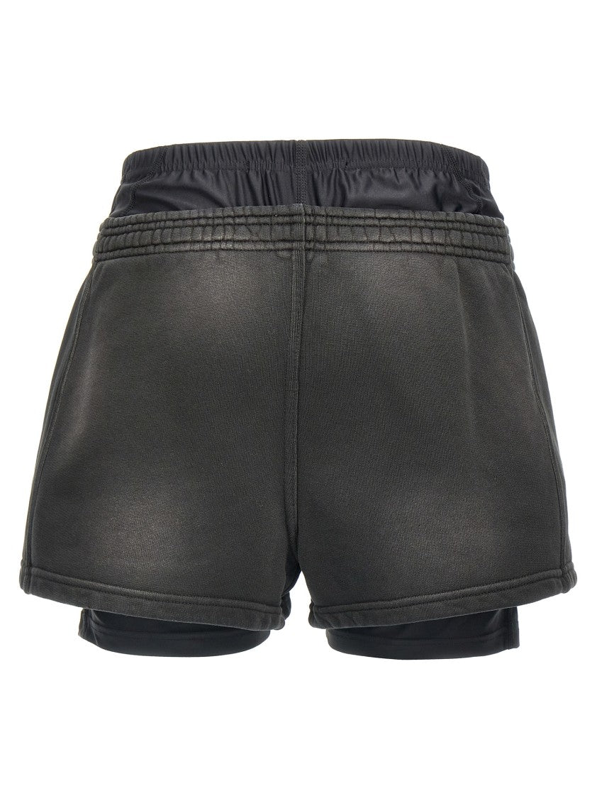 T By Alexander Wang Layered Cotton Technical Fabric Boxer Shorts