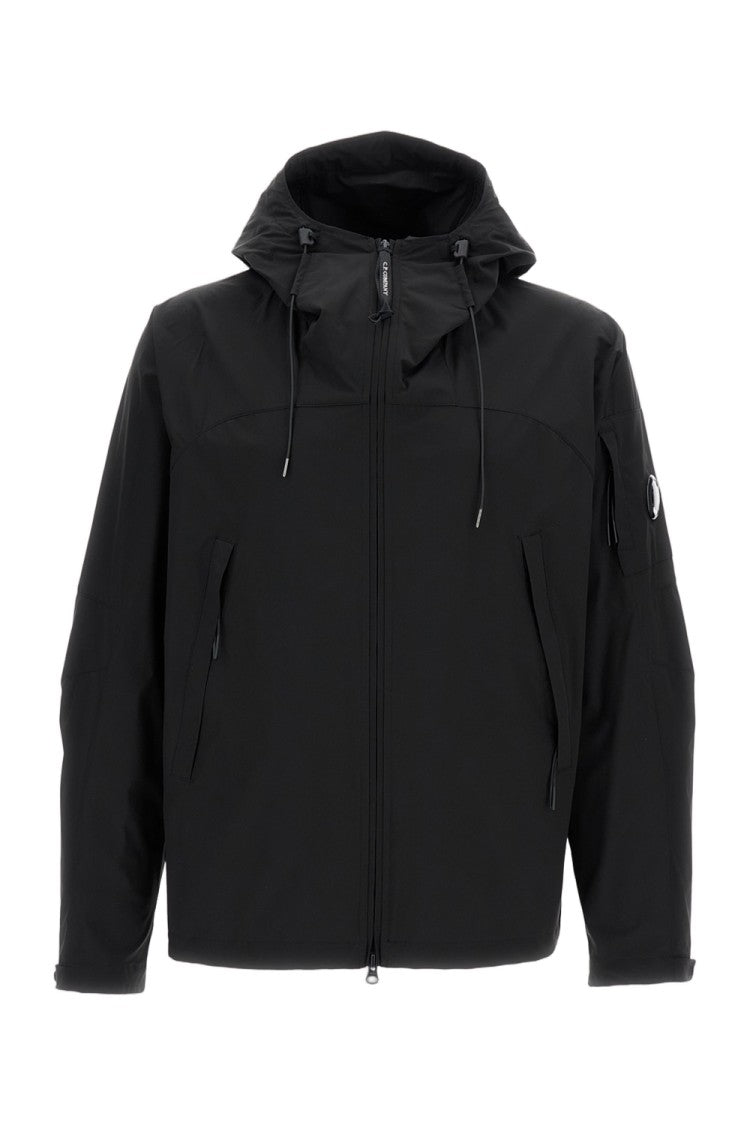 C.P. Company Minimalist Black Jacket With High Collar