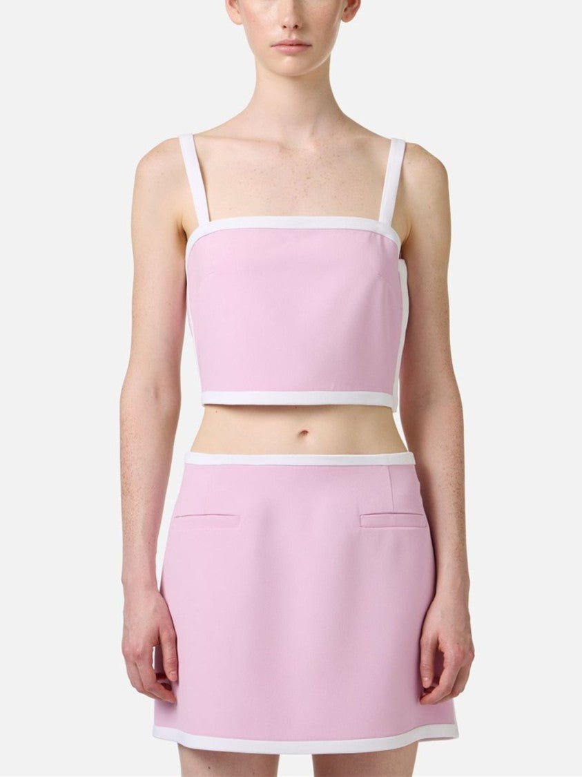 Iceberg Cropped Fit Pink Tank Top