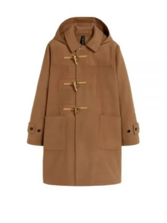Mackintosh Mid-Length Wool-Cashmere Blend Coat