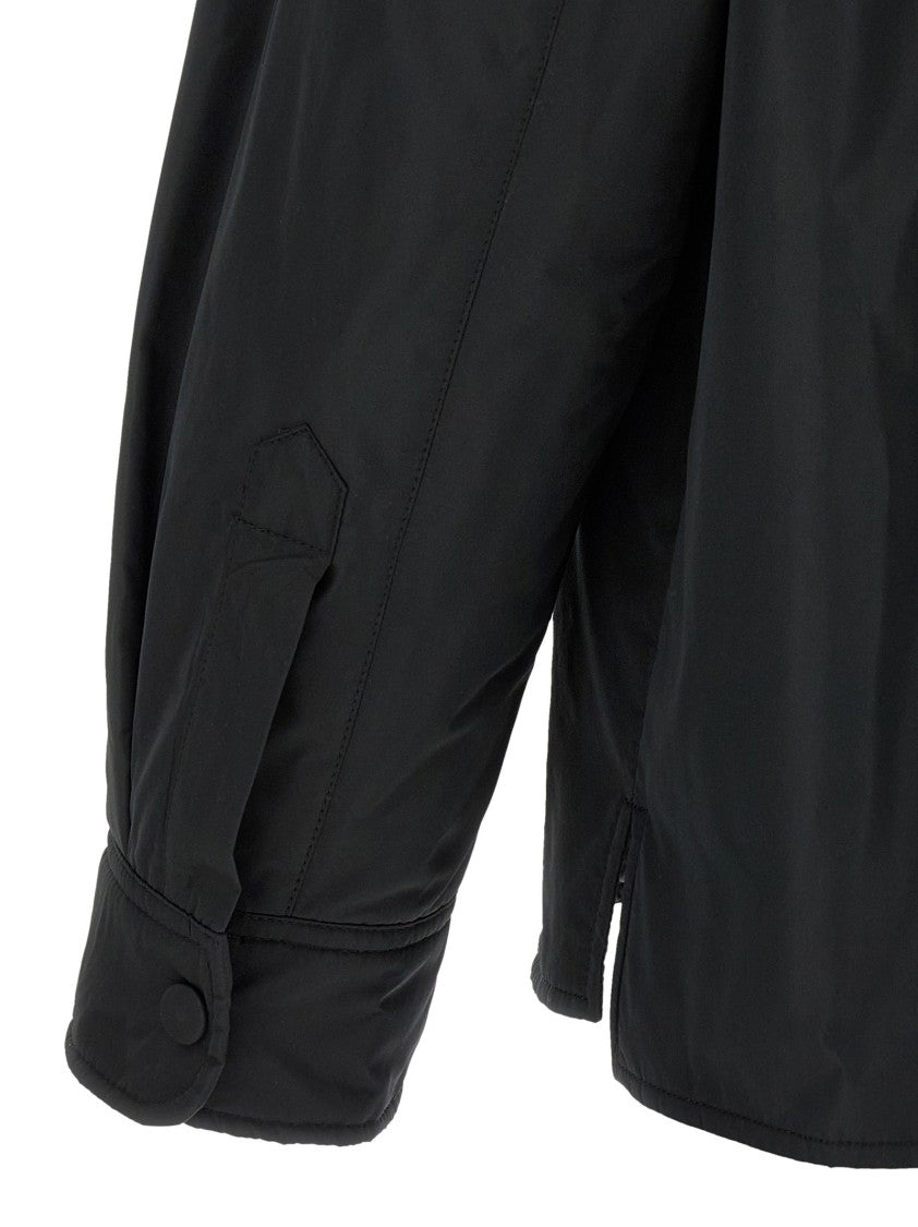 Ami Lightly Padded Water-Repellent Technical Taffetas Overshirt