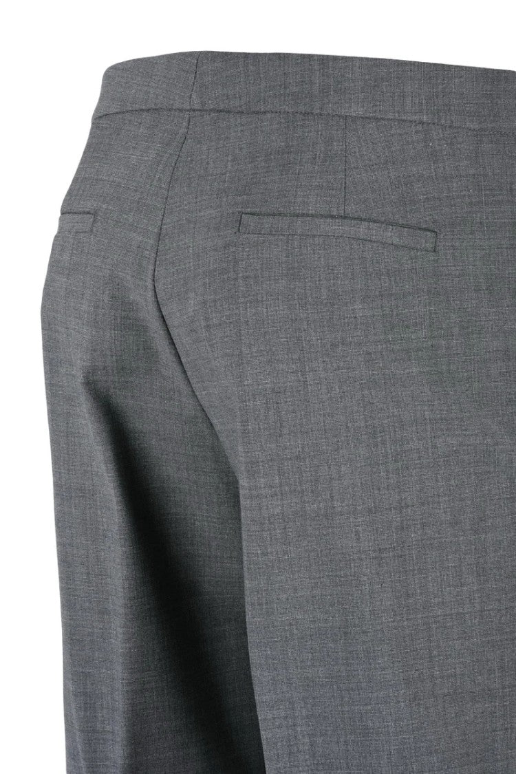 Fabiana Filippi Wool Stretch Trousers - Grey