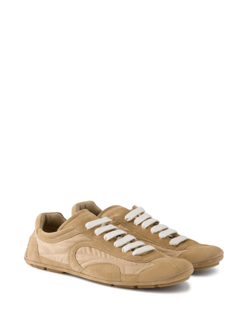 Prada Montecarlo Re-Edition Suede Sneakers
