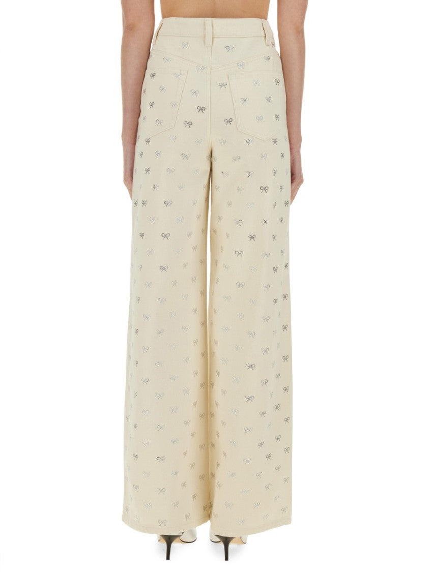 Self-Portrait "Bow" Jeans