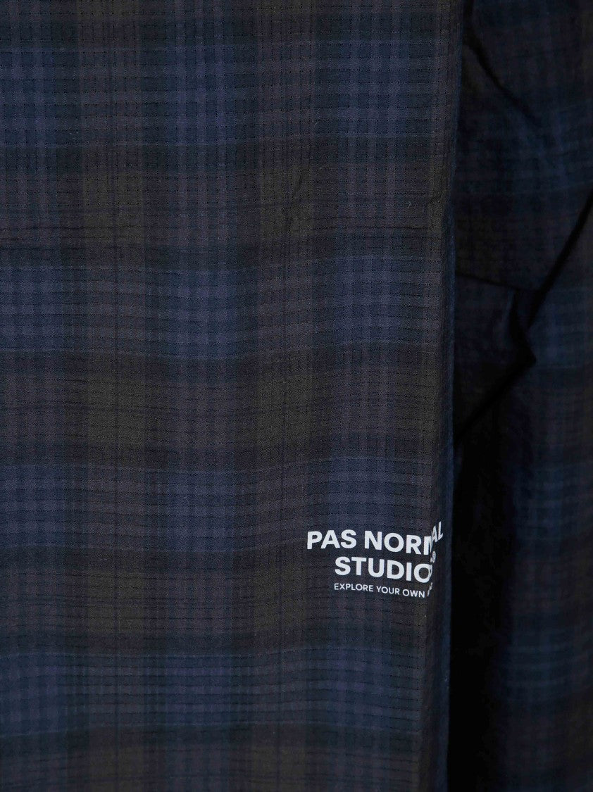 Pas Normal Studios Off-Race Seersucker Boxy Shirt