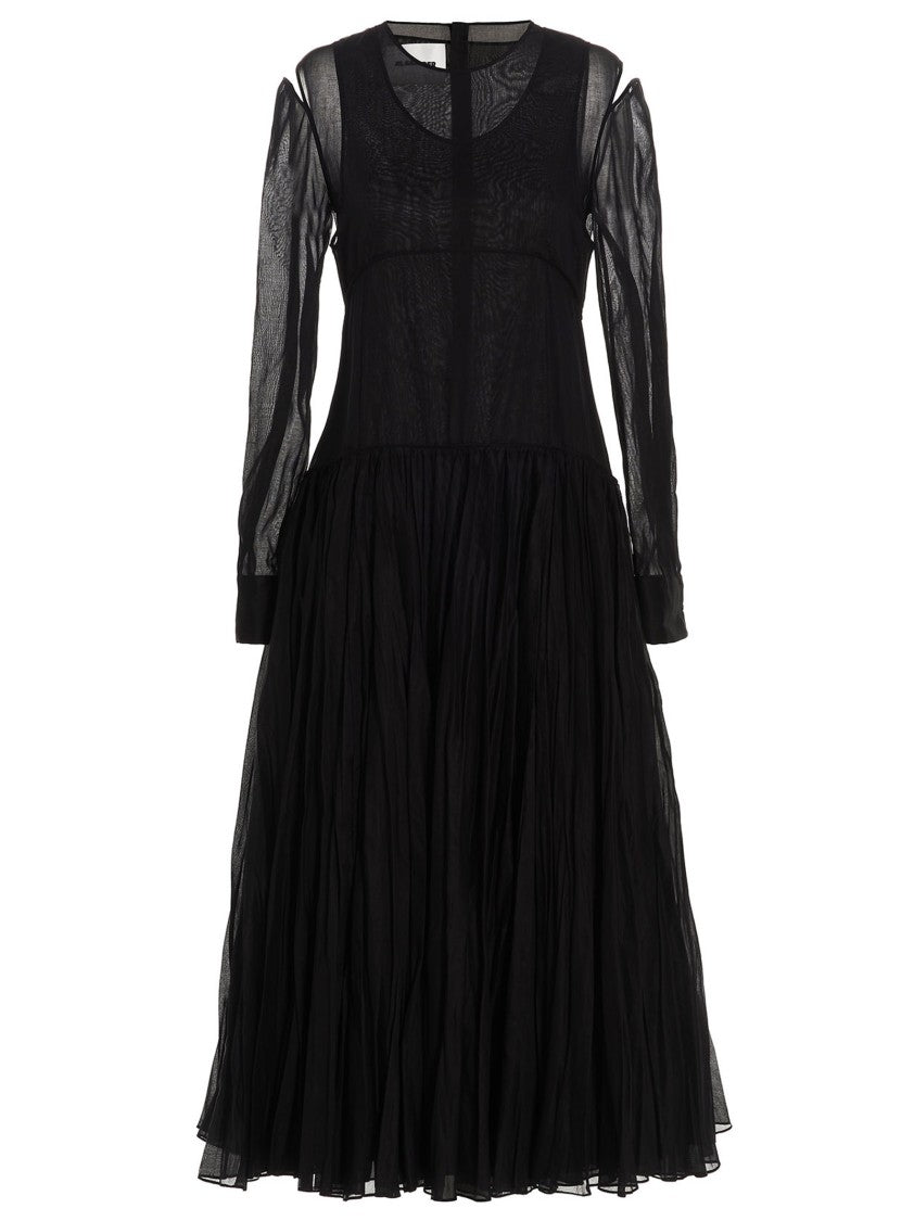 Jil Sander Pleated Skirt Dress