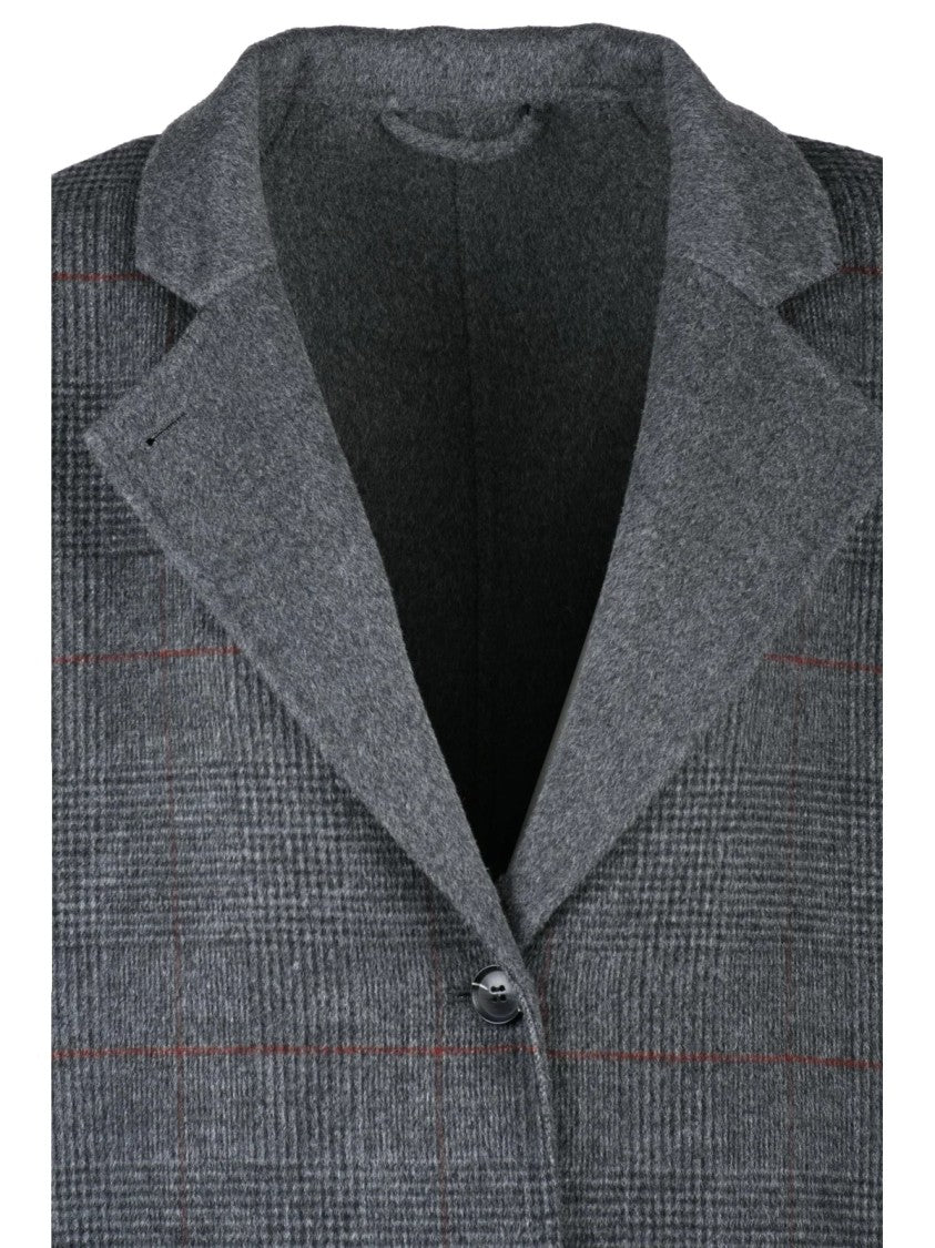 Marella Grey Virgin Wool Coat