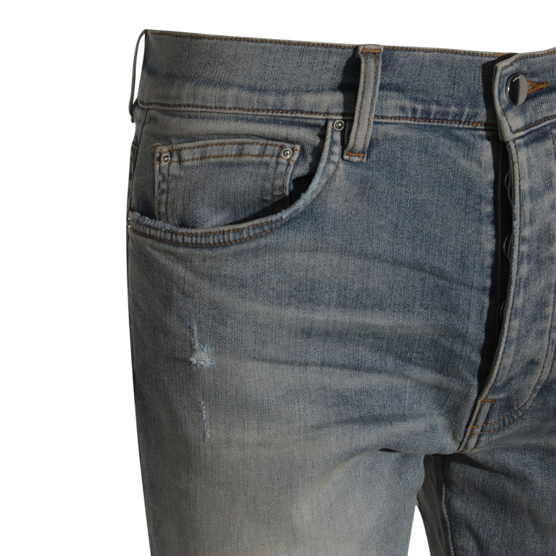 Amiri Skinny-Fit Indigo Blue Denim Jeans