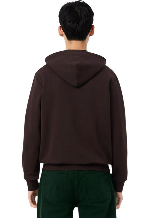 Lacoste Classic Zip-Up Hoodie With Jersey-Lined Hood