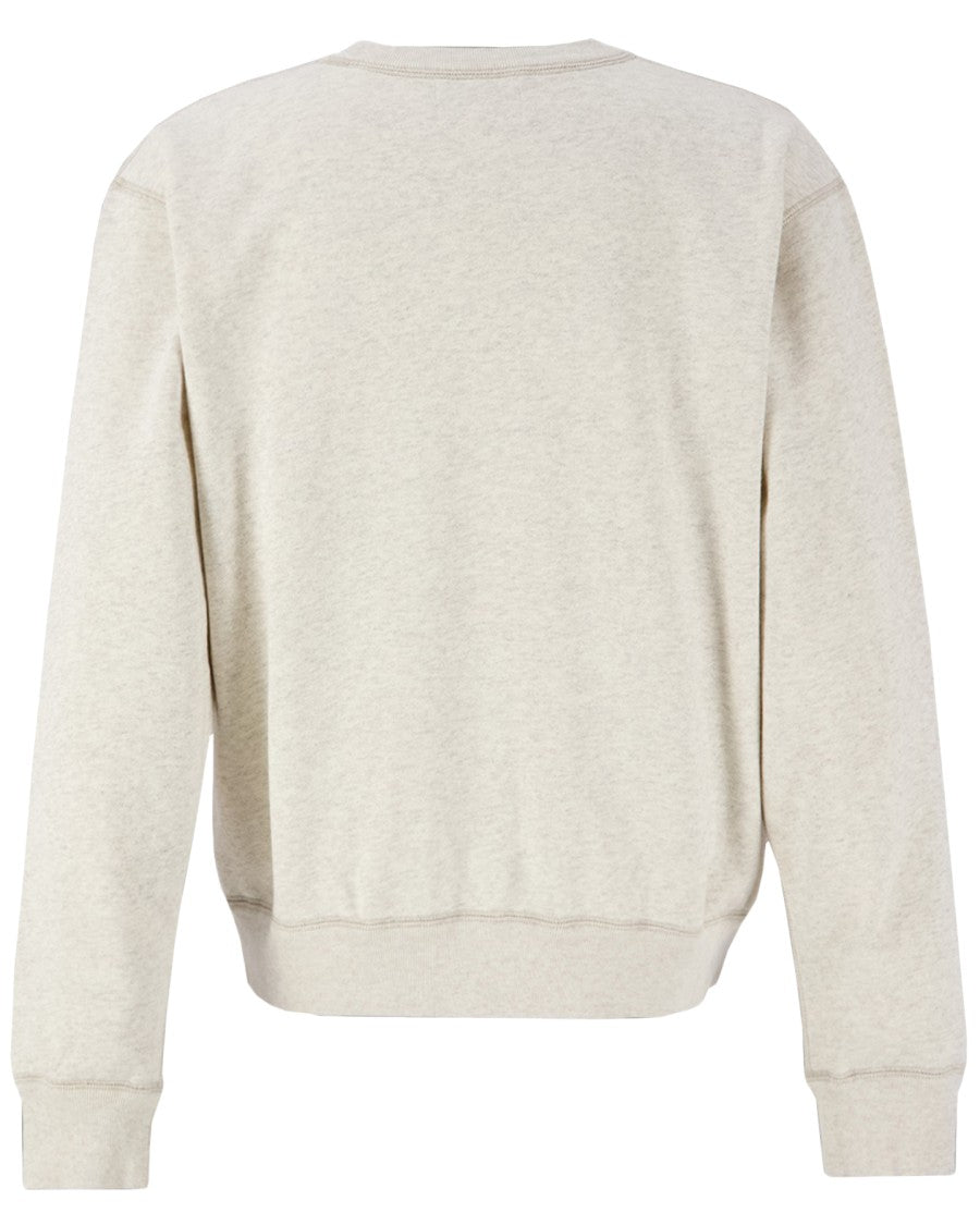 Isabel Marant Relaxed-Fit Long Sleeve Sweatshirt With Graphic Logo