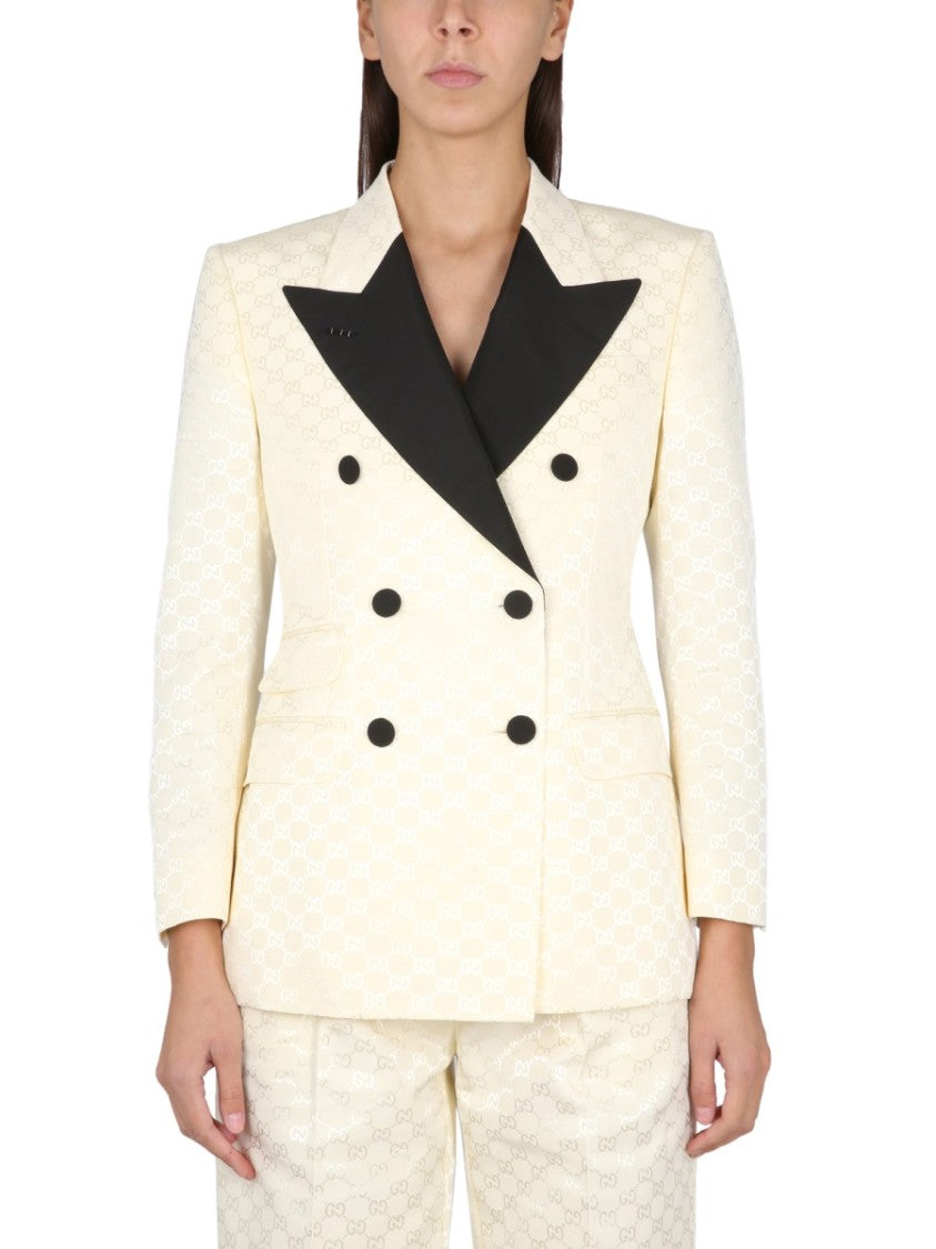 Gucci Structured Cotton And Viscose Blend Jacket