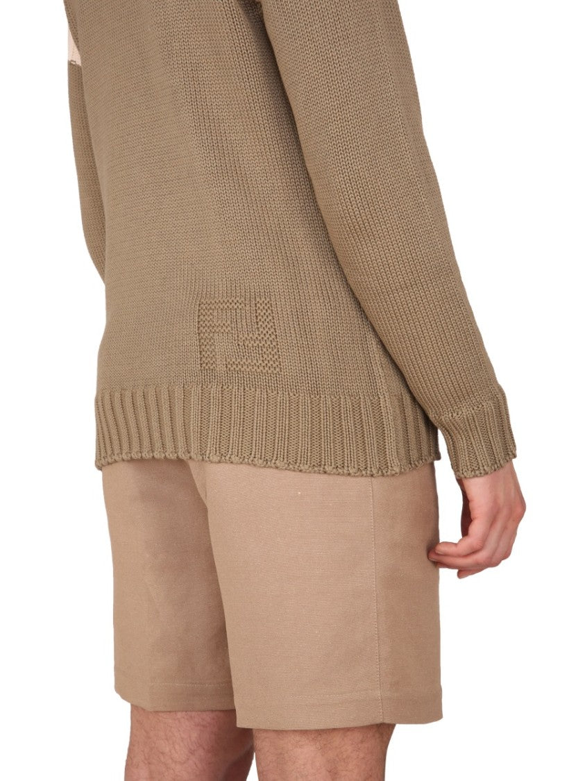 Fendi Cotton And Cashmere Sweater