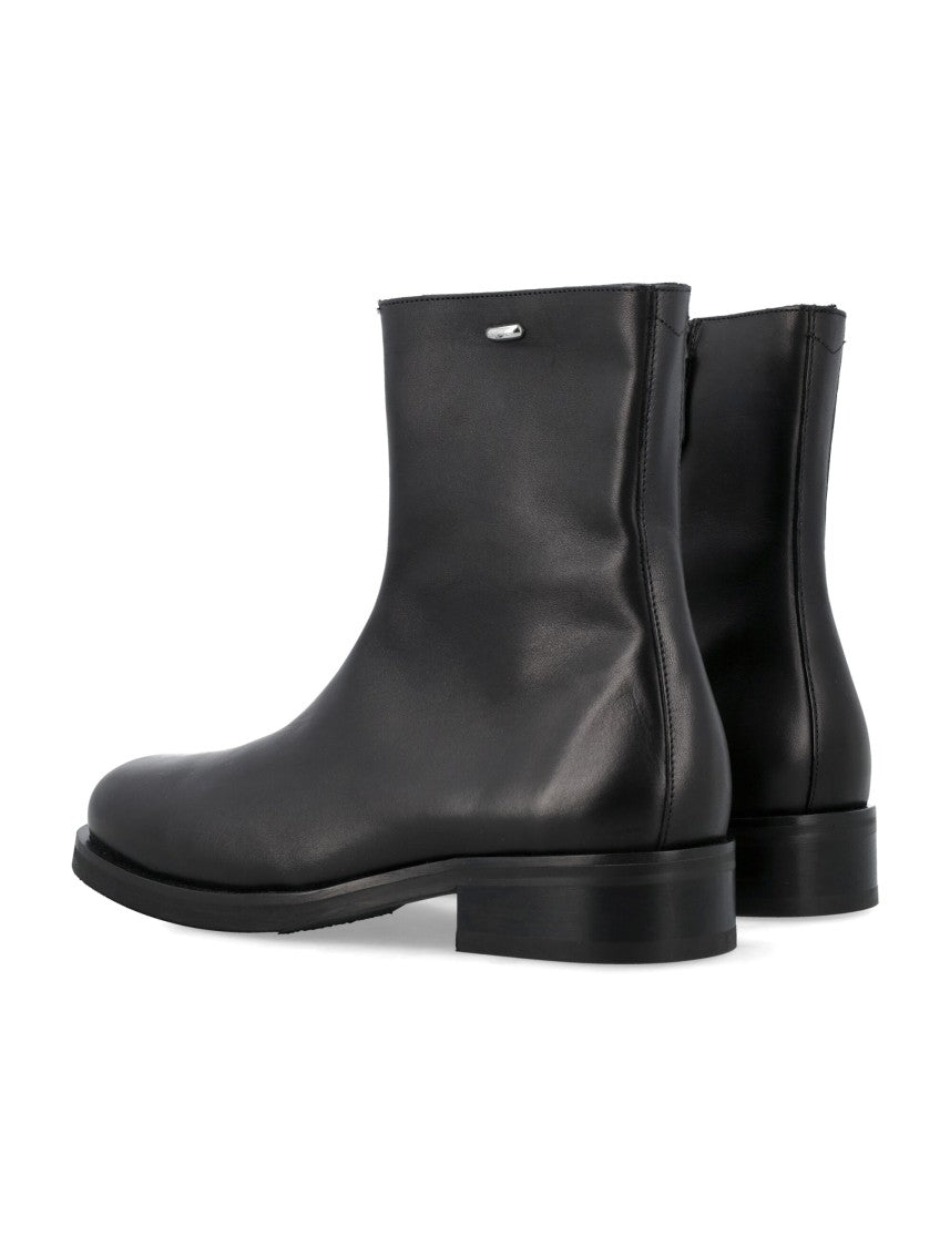 Our Legacy Camion Leather Boots With Zip